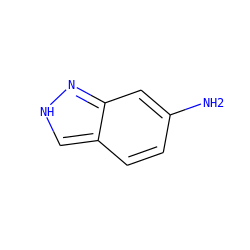 Nc1ccc2c[nH]nc2c1 ZINC000004353646