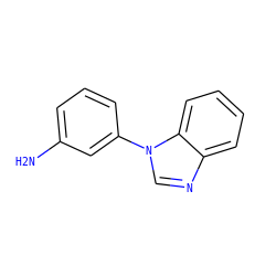 Nc1cccc(-n2cnc3ccccc32)c1 ZINC000013782567