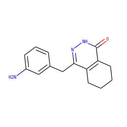 Nc1cccc(Cc2n[nH]c(=O)c3c2CCCC3)c1 ZINC000115667909