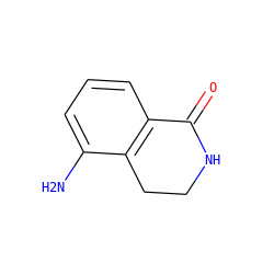 Nc1cccc2c1CCNC2=O ZINC000045353622