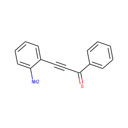 Nc1ccccc1C#CC(=O)c1ccccc1 ZINC000001423112