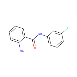 Nc1ccccc1C(=O)Nc1cccc(F)c1 ZINC000019675292