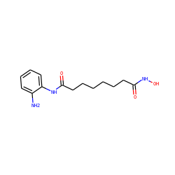 Nc1ccccc1NC(=O)CCCCCCC(=O)NO ZINC000147466320