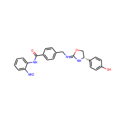 Nc1ccccc1NC(=O)c1ccc(C/N=C2/N[C@@H](c3ccc(O)cc3)CO2)cc1 ZINC000474609513