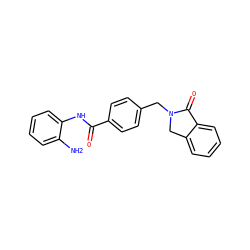Nc1ccccc1NC(=O)c1ccc(CN2Cc3ccccc3C2=O)cc1 ZINC000028826534