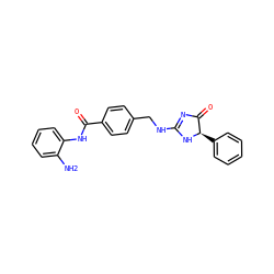 Nc1ccccc1NC(=O)c1ccc(CNC2=NC(=O)[C@@H](c3ccccc3)N2)cc1 ZINC000096273669
