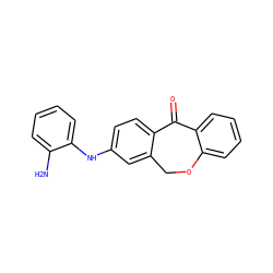 Nc1ccccc1Nc1ccc2c(c1)COc1ccccc1C2=O ZINC000040576691