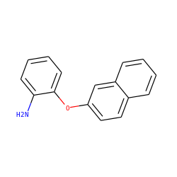 Nc1ccccc1Oc1ccc2ccccc2c1 ZINC000003033060
