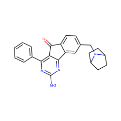 Nc1nc(-c2ccccc2)c2c(n1)-c1cc(CN3C4CCC3CC4)ccc1C2=O ZINC000095556400