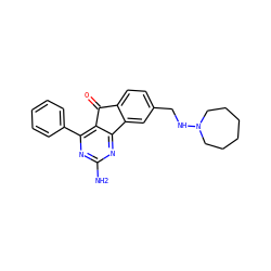 Nc1nc(-c2ccccc2)c2c(n1)-c1cc(CNN3CCCCCC3)ccc1C2=O ZINC000049109811