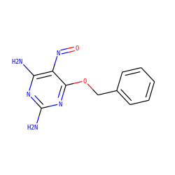 Nc1nc(N)c(N=O)c(OCc2ccccc2)n1 ZINC000006096446