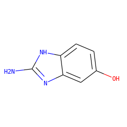 Nc1nc2cc(O)ccc2[nH]1 ZINC000005117282