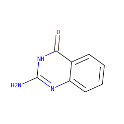 Nc1nc2ccccc2c(=O)[nH]1 ZINC000013514509