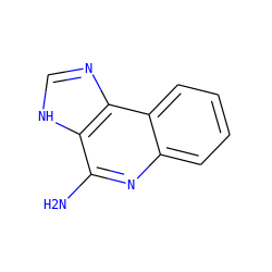 Nc1nc2ccccc2c2nc[nH]c12 ZINC000100655652