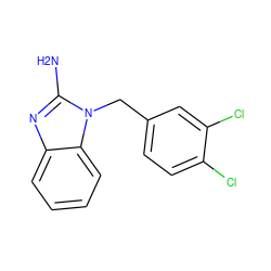 Nc1nc2ccccc2n1Cc1ccc(Cl)c(Cl)c1 ZINC000000461252