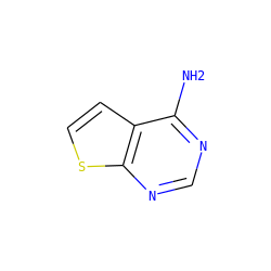 Nc1ncnc2sccc12 ZINC000002243965