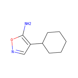 Nc1oncc1C1CCCCC1 ZINC000075443372