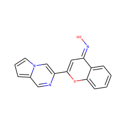 O/N=c1\cc(-c2cn3cccc3cn2)oc2ccccc12 ZINC000117357049