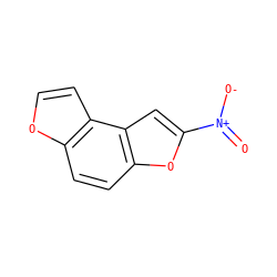 O=[N+]([O-])c1cc2c(ccc3occc32)o1 ZINC000001574574