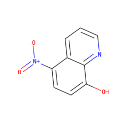 O=[N+]([O-])c1ccc(O)c2ncccc12 ZINC000015831592