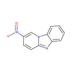 O=[N+]([O-])c1ccc2nc3ccccc3n2c1 ZINC000000347941