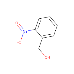 O=[N+]([O-])c1ccccc1CO ZINC000000157463