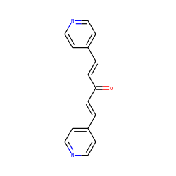 O=C(/C=C/c1ccncc1)/C=C/c1ccncc1 ZINC000034776528