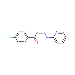 O=C(/C=C\Nc1ccccn1)c1ccc(Cl)cc1 ZINC000016545941