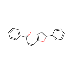 O=C(/C=C\c1ccc(-c2ccccc2)o1)c1ccccc1 ZINC000013125342