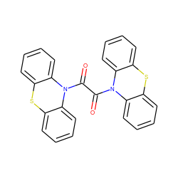 O=C(C(=O)N1c2ccccc2Sc2ccccc21)N1c2ccccc2Sc2ccccc21 ZINC000001683611