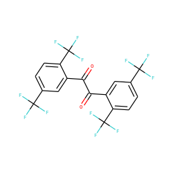 O=C(C(=O)c1cc(C(F)(F)F)ccc1C(F)(F)F)c1cc(C(F)(F)F)ccc1C(F)(F)F ZINC000036177770