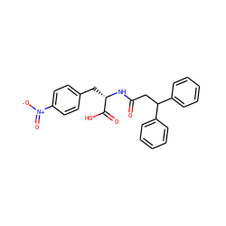 O=C(CC(c1ccccc1)c1ccccc1)N[C@@H](Cc1ccc([N+](=O)[O-])cc1)C(=O)O ZINC001772625015