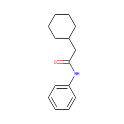 O=C(CC1CCCCC1)Nc1ccccc1 ZINC000000451519