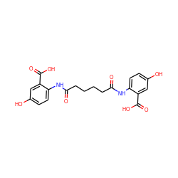 O=C(CCCCC(=O)Nc1ccc(O)cc1C(=O)O)Nc1ccc(O)cc1C(=O)O ZINC000006525235