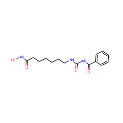 O=C(CCCCCCNC(=O)NC(=O)c1ccccc1)NO ZINC000049045546