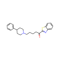 O=C(CCCCN1CCC(c2ccccc2)CC1)c1nc2ccccc2s1 ZINC000084706624