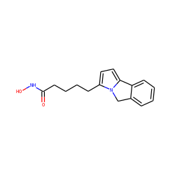 O=C(CCCCc1ccc2n1Cc1ccccc1-2)NO ZINC000299822414