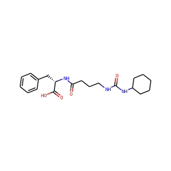 O=C(CCCNC(=O)NC1CCCCC1)N[C@@H](Cc1ccccc1)C(=O)O ZINC000036330587