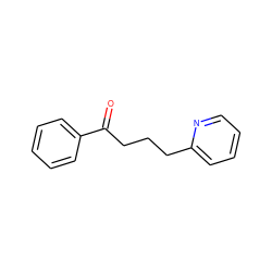 O=C(CCCc1ccccn1)c1ccccc1 ZINC000037866102