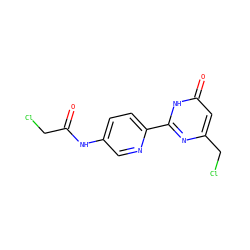 O=C(CCl)Nc1ccc(-c2nc(CCl)cc(=O)[nH]2)nc1 ZINC000064527140