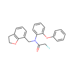 O=C(CF)N(Cc1cccc2c1OCC2)c1ccccc1Oc1ccccc1 ZINC000072314984