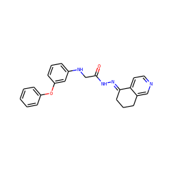 O=C(CNc1cccc(Oc2ccccc2)c1)N/N=C1\CCCc2cnccc21 ZINC001772633085