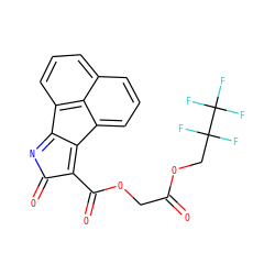 O=C(COC(=O)c1c2c3cccc4cccc(c-2nc1=O)c43)OCC(F)(F)C(F)(F)F ZINC000071281719