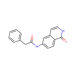 O=C(Cc1ccccc1)Nc1ccc2c(=O)[nH]ccc2c1 ZINC000049055225