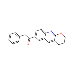 O=C(Cc1ccccc1)c1ccc2nc3c(cc2c1)CCCO3 ZINC000003817902