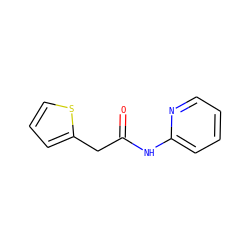 O=C(Cc1cccs1)Nc1ccccn1 ZINC000000363075