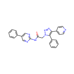 O=C(Cn1nnc(-c2ccncc2)c1-c1ccccc1)Nc1ncc(-c2ccccc2)cn1 ZINC001772623390