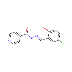 O=C(N/N=C/c1cc(Cl)ccc1O)c1ccncc1 ZINC000000243269