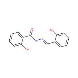 O=C(N/N=C/c1ccccc1O)c1ccccc1O ZINC000000061928