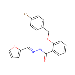 O=C(N/N=C/c1ccco1)c1ccccc1OCc1ccc(Br)cc1 ZINC000005207120